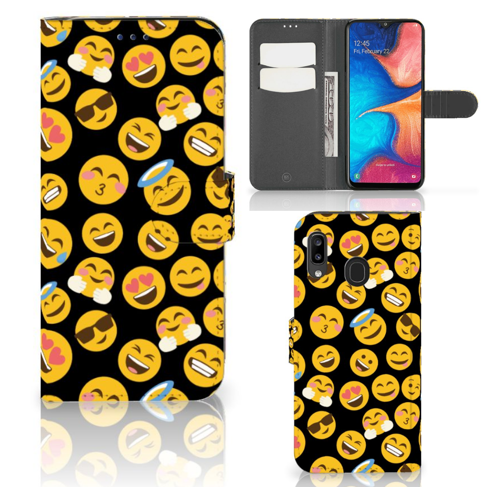 Samsung Galaxy A30 Telefoon Hoesje Emoji