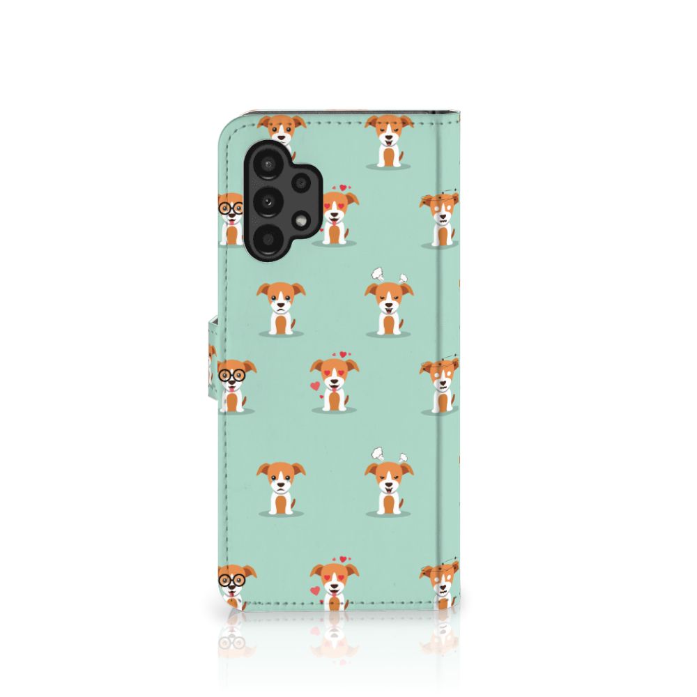 Samsung Galaxy A13 (4G) Telefoonhoesje met Pasjes Pups
