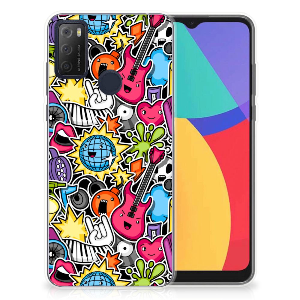 Alcatel 1S (2021) Silicone Back Cover Punk Rock