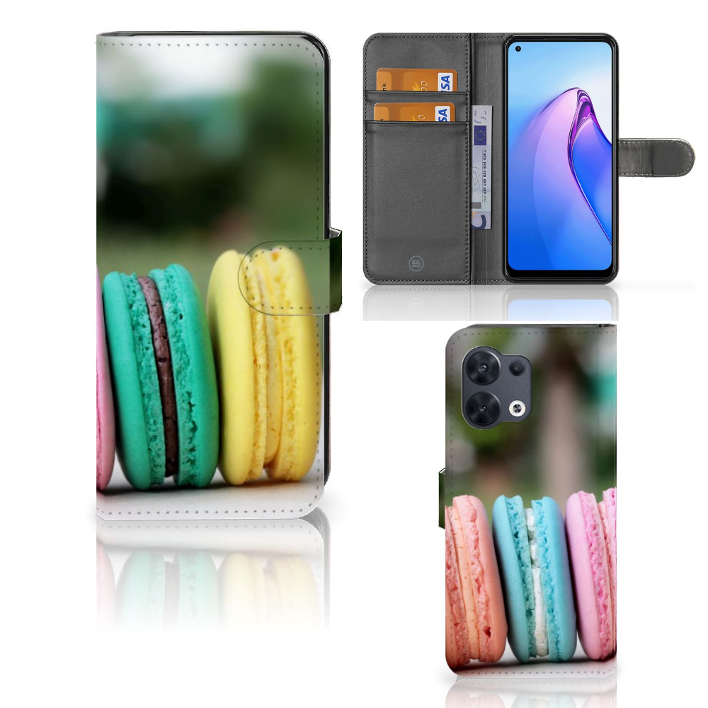 OPPO Reno8 Book Cover Macarons