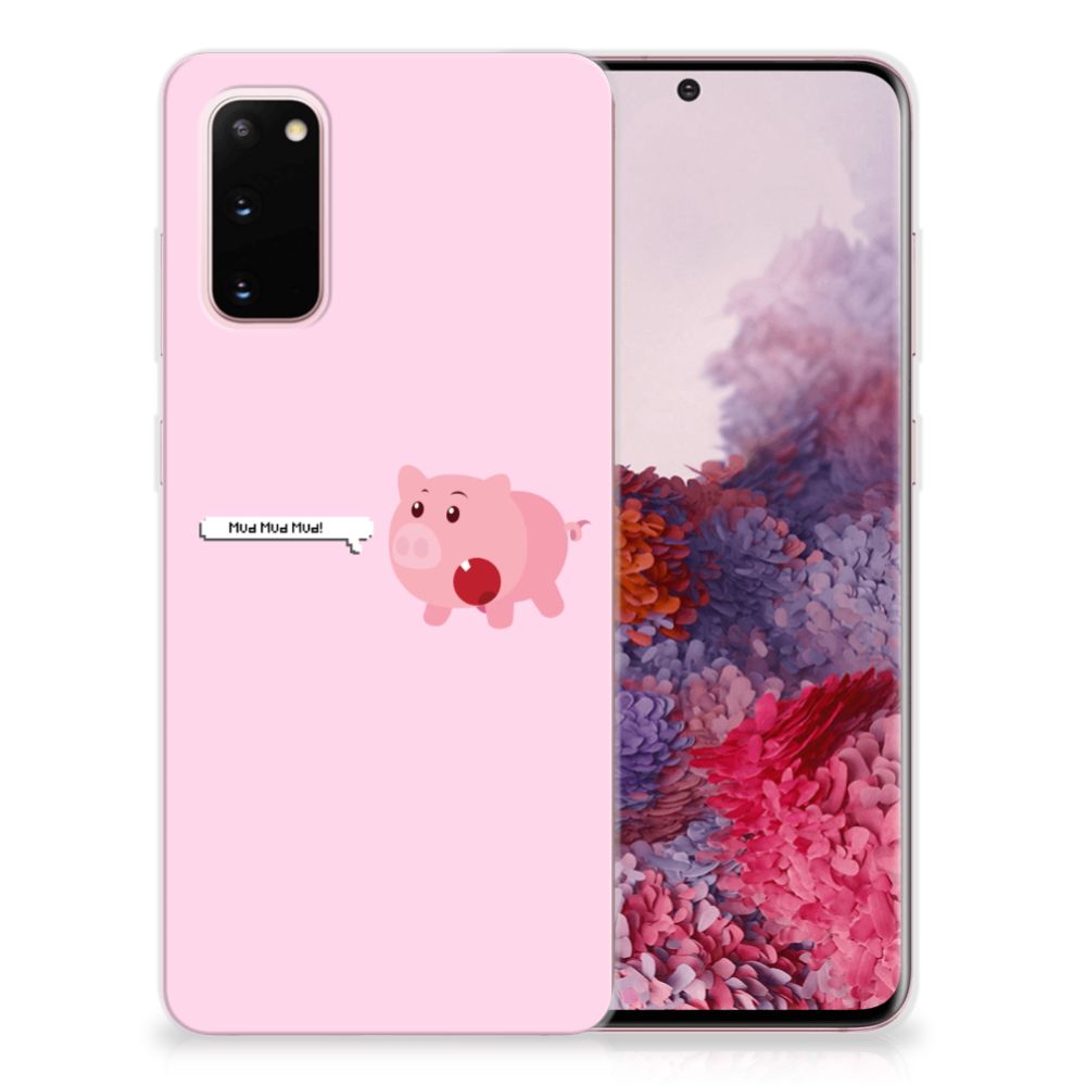 Samsung Galaxy S20 Telefoonhoesje met Naam Pig Mud B2C Telecom