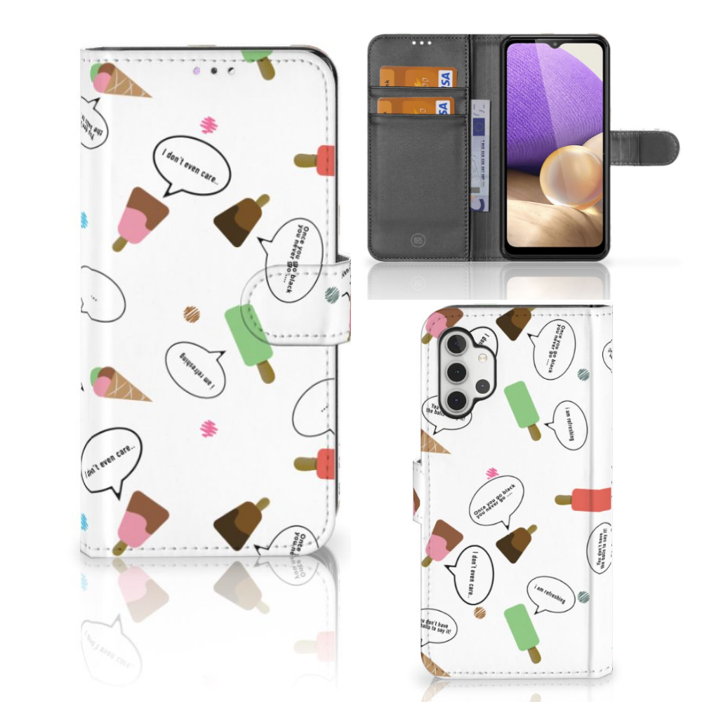 Samsung Galaxy A32 4G Book Cover IJsjes