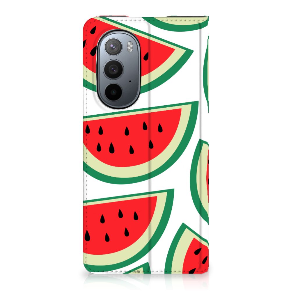 Motorola Edge 30 Pro Flip Style Cover Watermelons - B2C Telecom