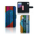 Wood Heart Hoesje Alcatel 1B (2020) Met Hout Hart Design En Kaartvakken Blauw Roze Meerkleurig | Book Case