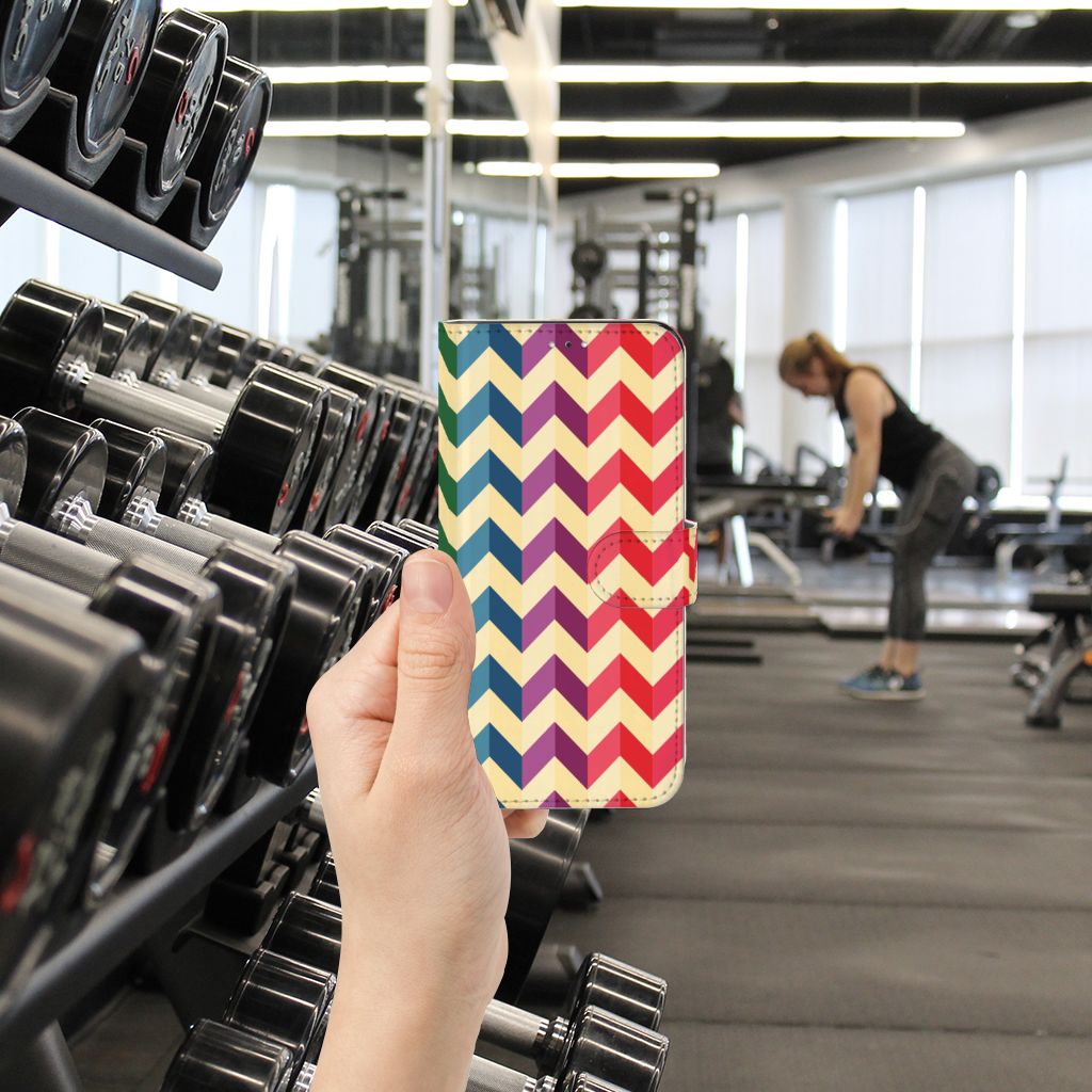 Samsung Galaxy A33 5G Telefoon Hoesje Zigzag Multi Color