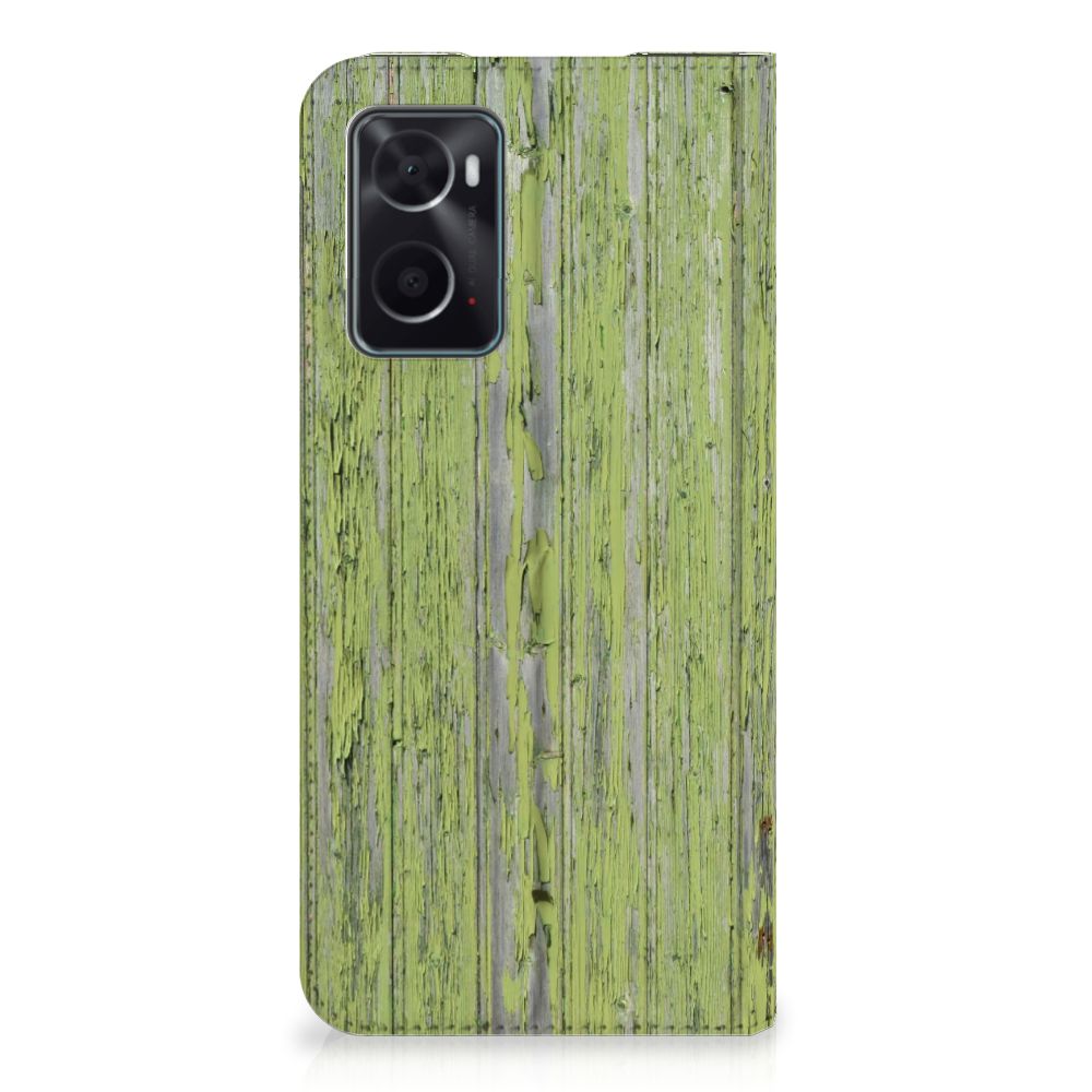 OPPO A96 | A76 Book Wallet Case Green Wood - B2C Telecom