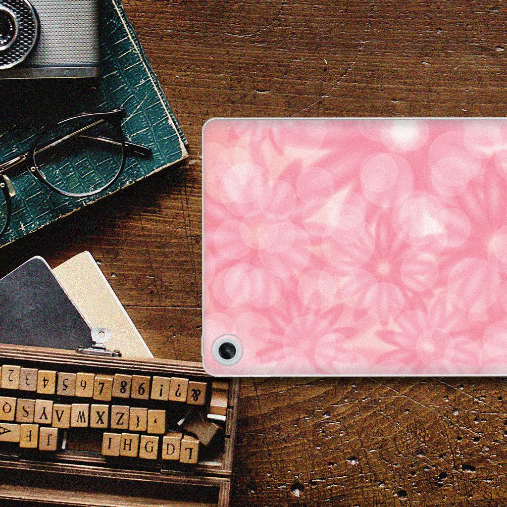 Lenovo Tab M10 Plus (3e generatie) Siliconen Hoesje Spring Flowers - B2C Telecom