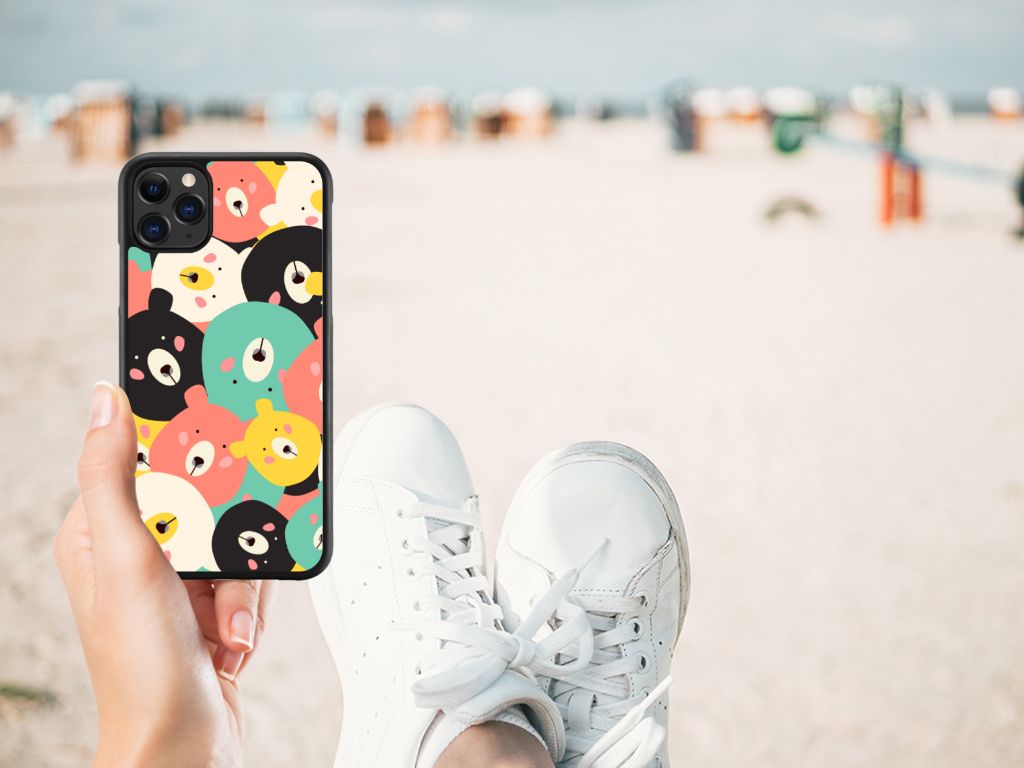 Apple iPhone 11 Pro Max Bumper Hoesje Bears B2C Telecom