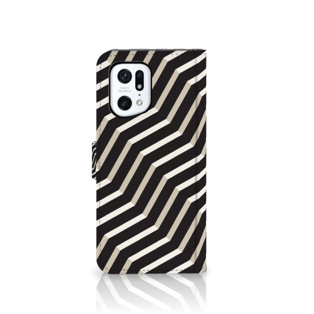 OPPO Find X5 Pro Book Case Illusion
