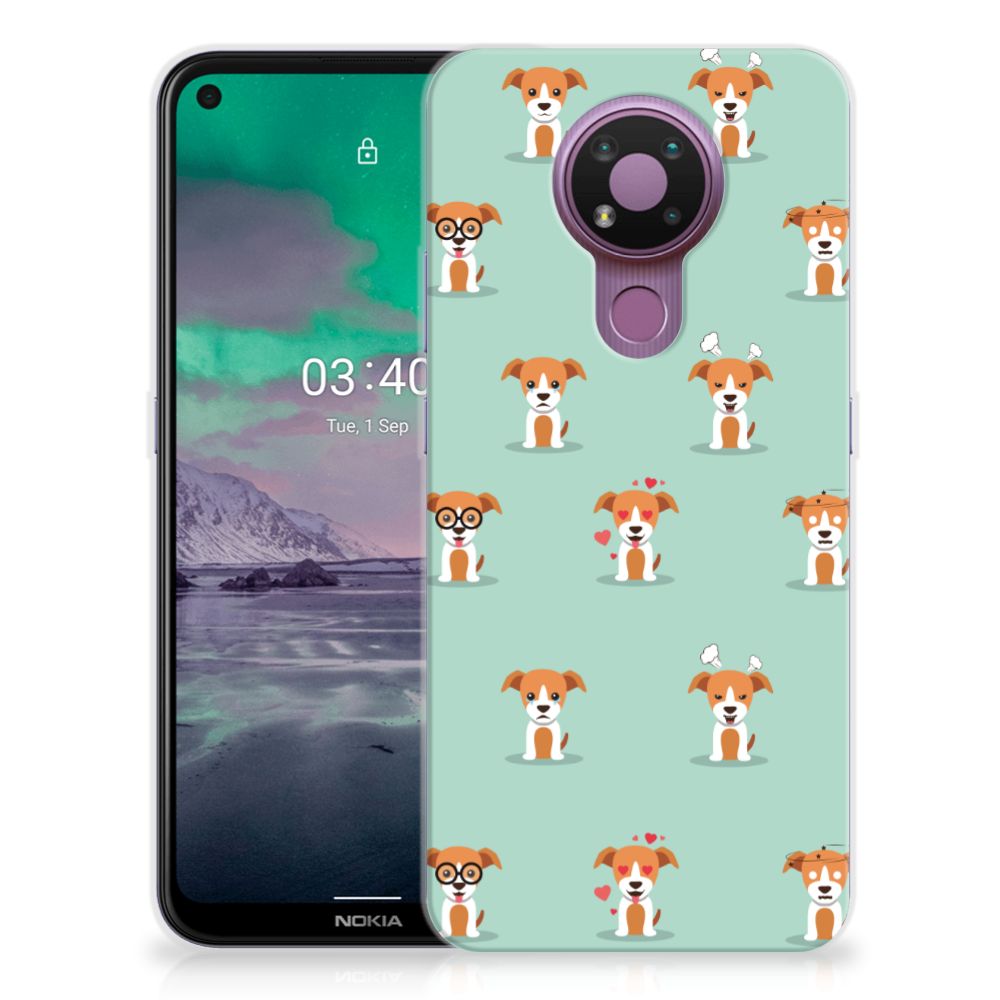 Nokia 3.4 TPU Hoesje Pups