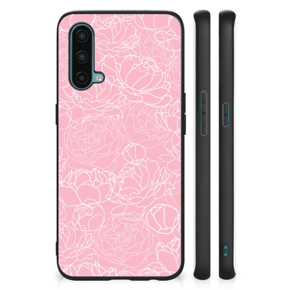 OnePlus Nord CE 5G Bloemen Hoesje White Flowers B2C Telecom