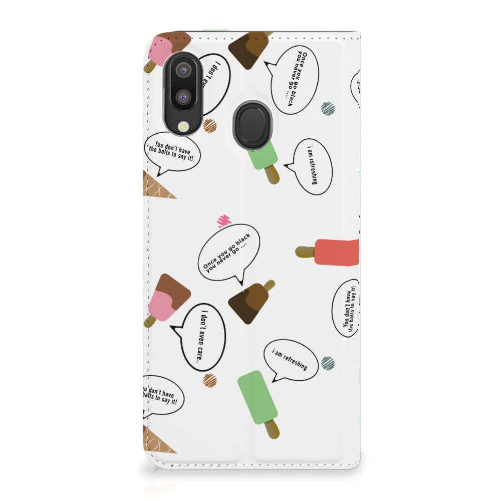 Samsung Galaxy M20 Flip Style Cover IJsjes