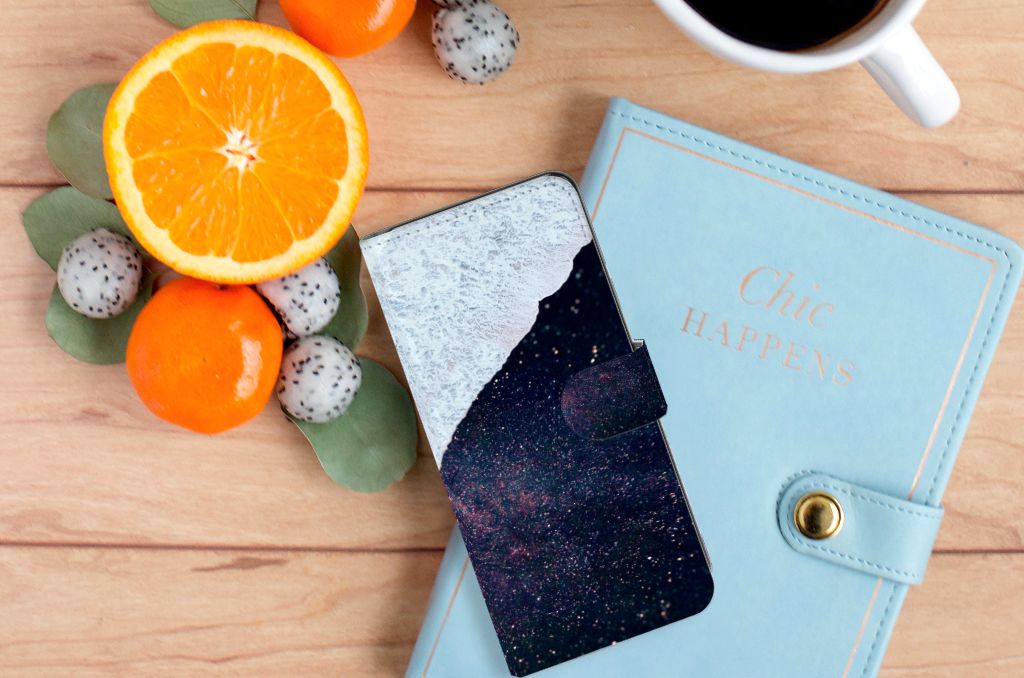 OPPO Reno 4 Pro 5G Book Case Sea in Space