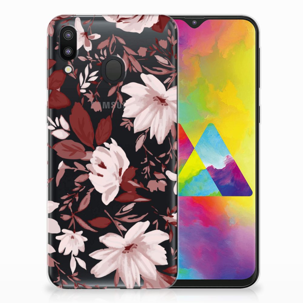 Hoesje maken Samsung Galaxy M20 (Power) Watercolor Flowers
