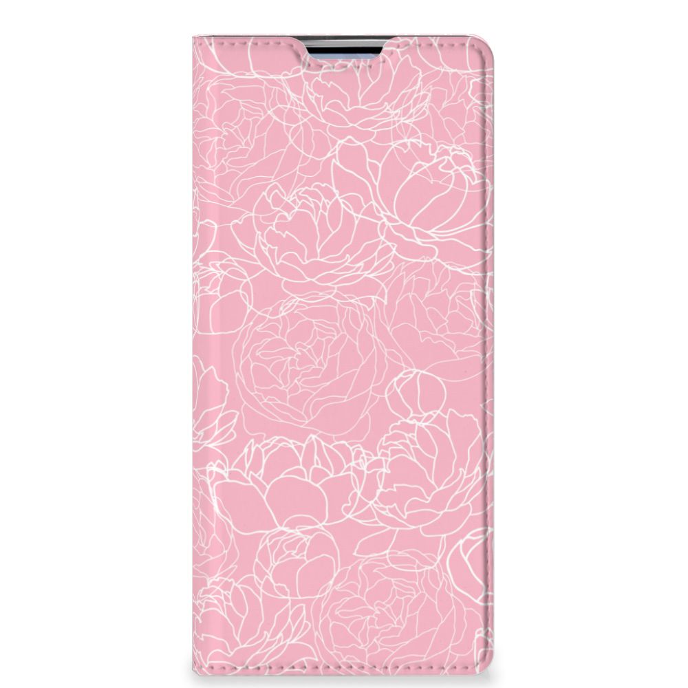 OPPO Find X3 Neo Smart Cover White Flowers - B2C Telecom