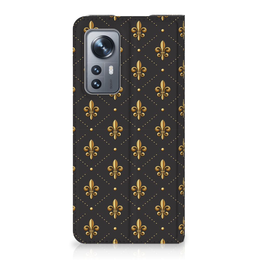 Xiaomi 12 | 12X Hoesje met Magneet Franse Lelie - B2C Telecom