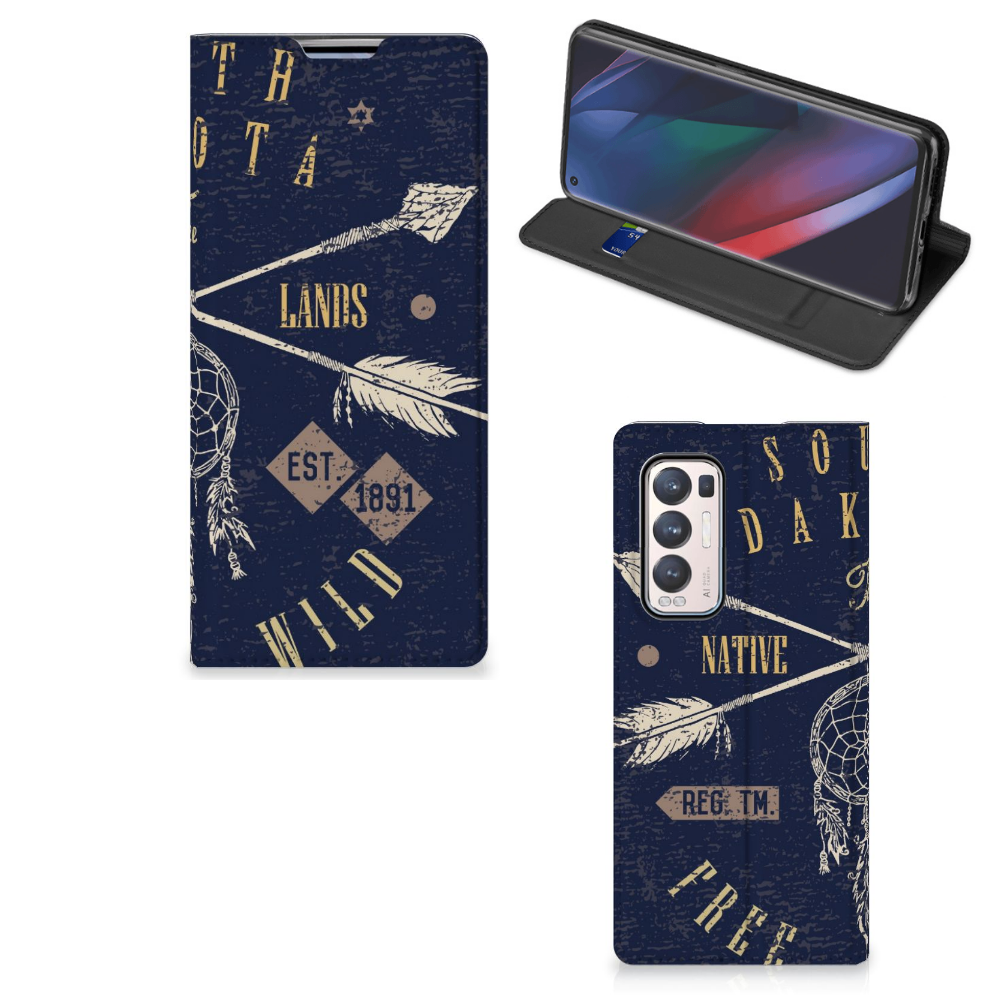 OPPO Find X3 Neo Book Cover South Dakota - B2C Telecom