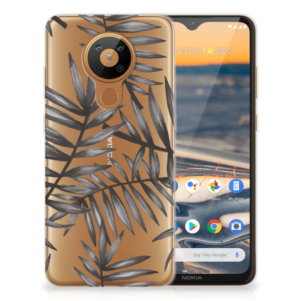 Nokia 5.3 TPU Case Leaves Grey B2C Telecom