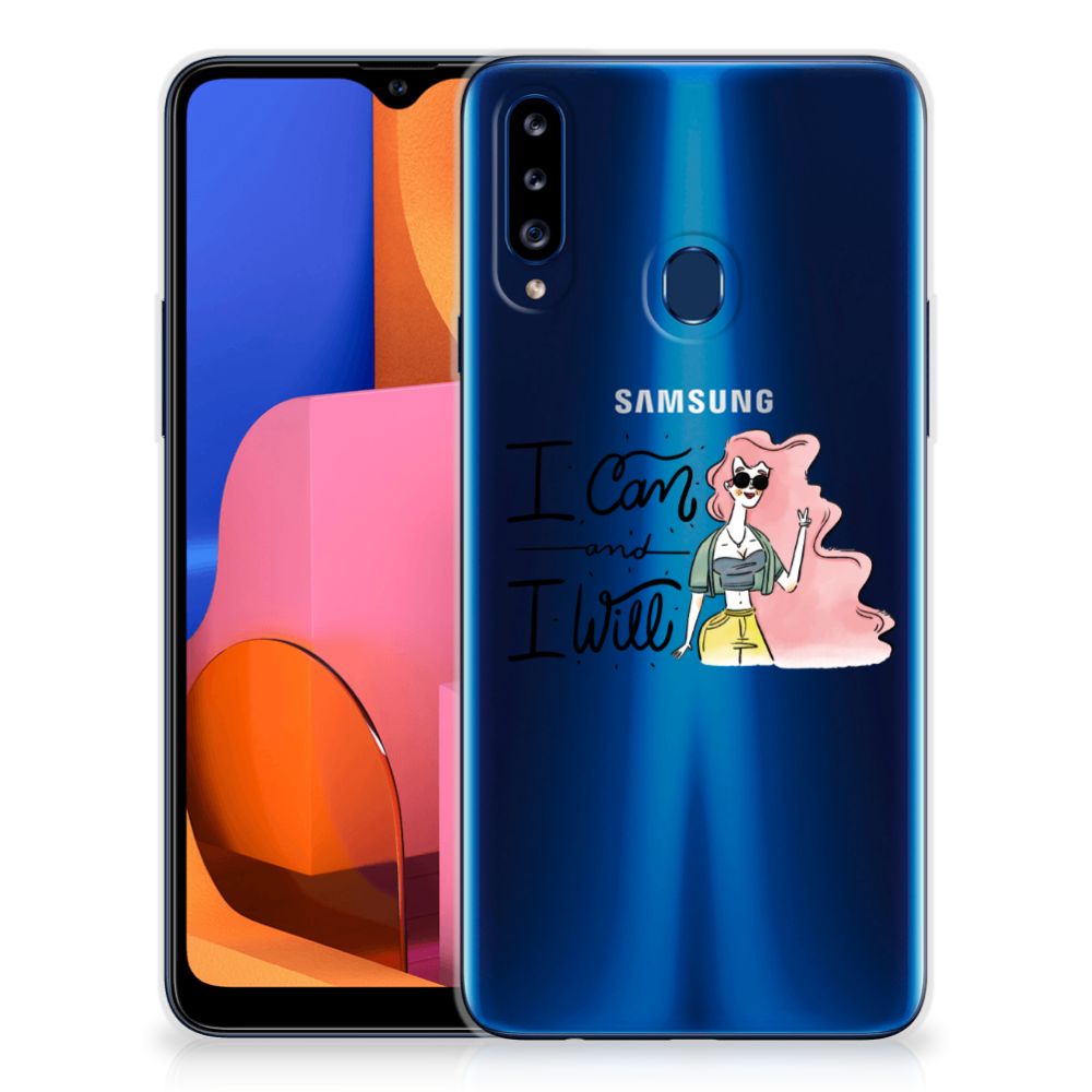 Samsung Galaxy A20s Telefoonhoesje met Naam i Can B2C Telecom