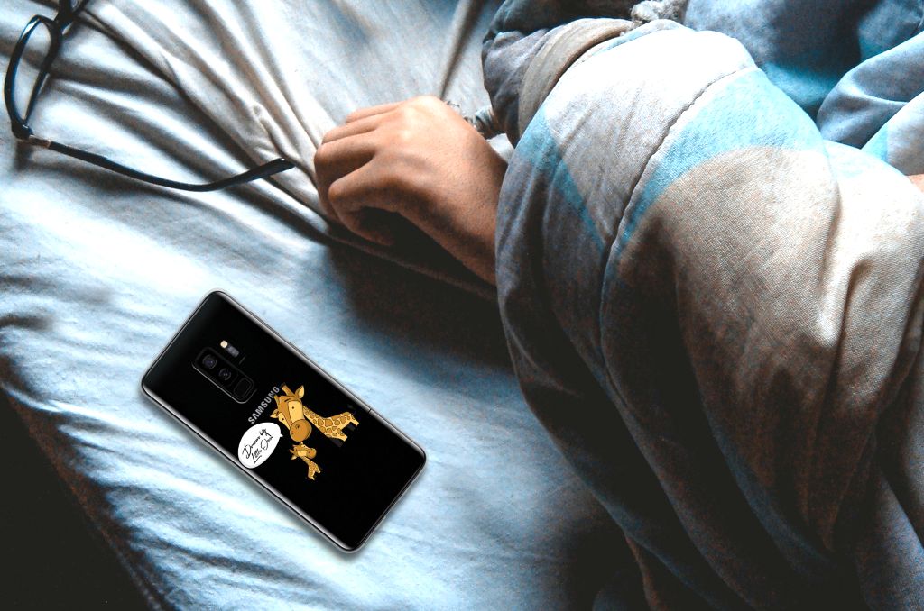Samsung Galaxy S9 Plus Telefoonhoesje met Naam Giraffe