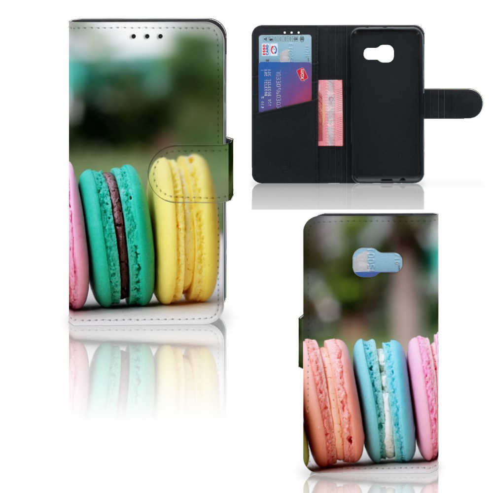 Samsung Galaxy A3 2017 Book Cover Macarons
