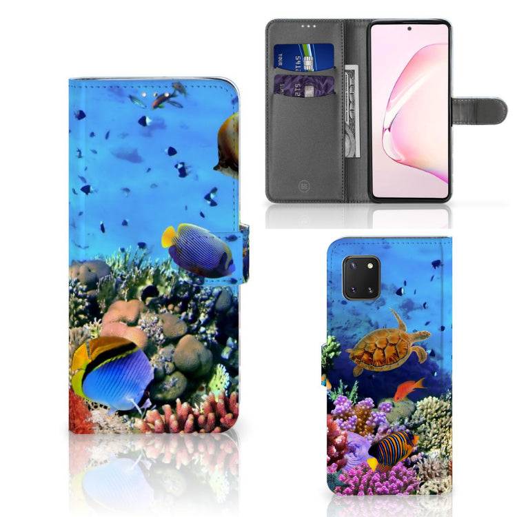 Samsung Note 10 Lite Telefoonhoesje met Pasjes Vissen