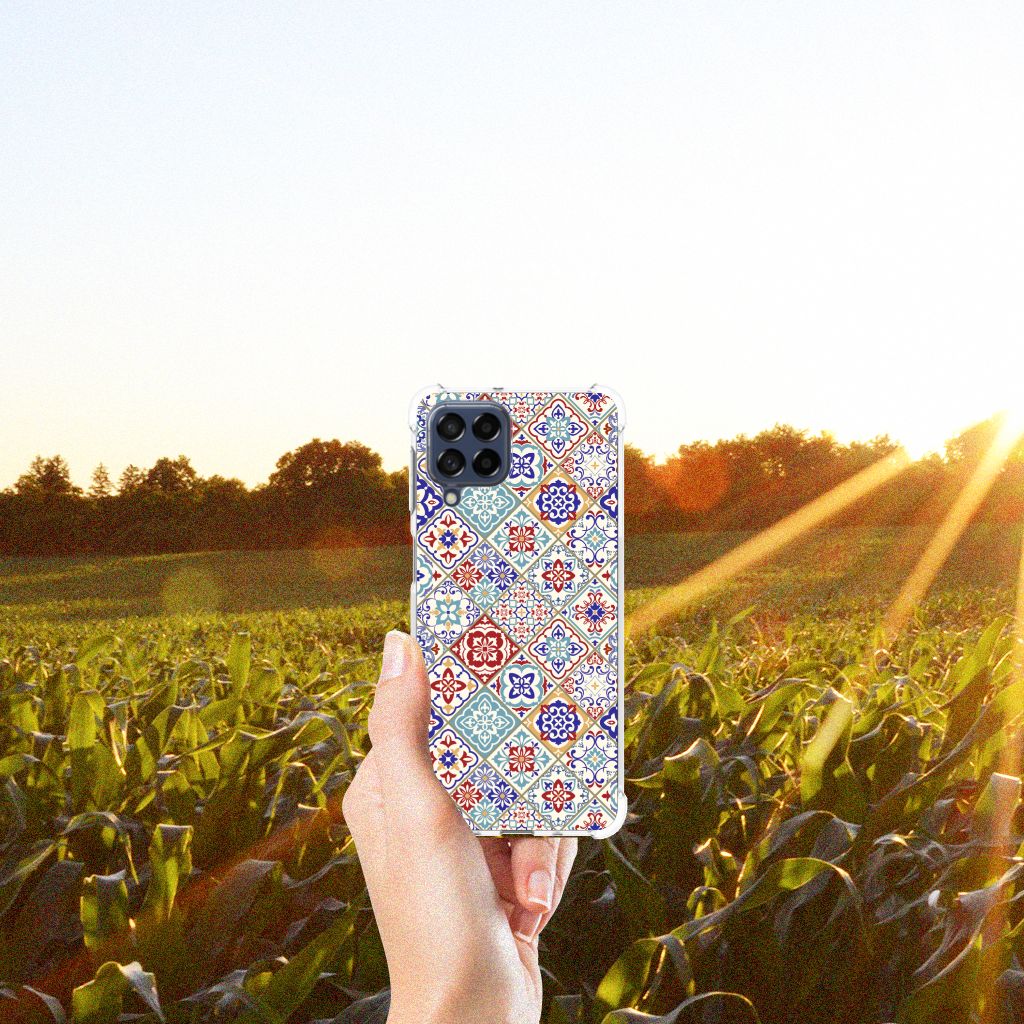 Samsung Galaxy M53 Anti-Shock Hoesje Tiles Color B2C Telecom