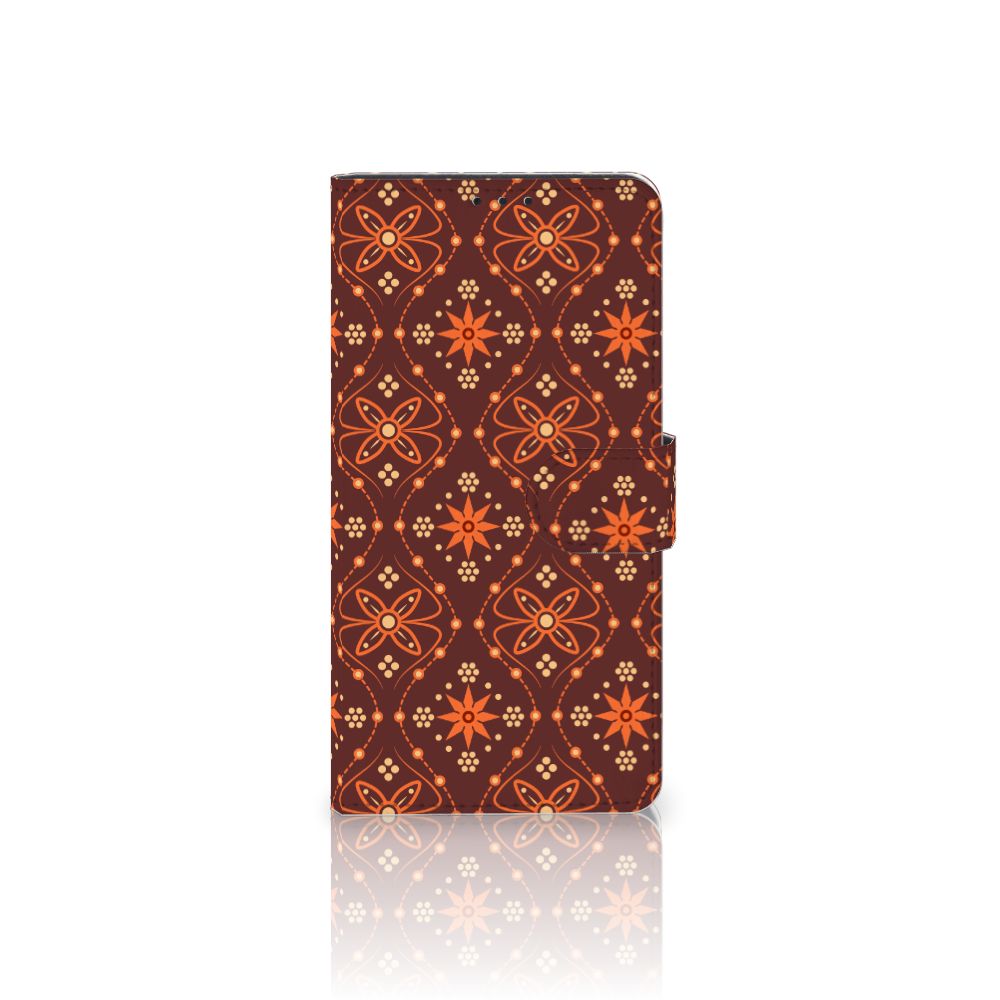 Xiaomi Mi Note 10 Pro Telefoon Hoesje Batik Brown