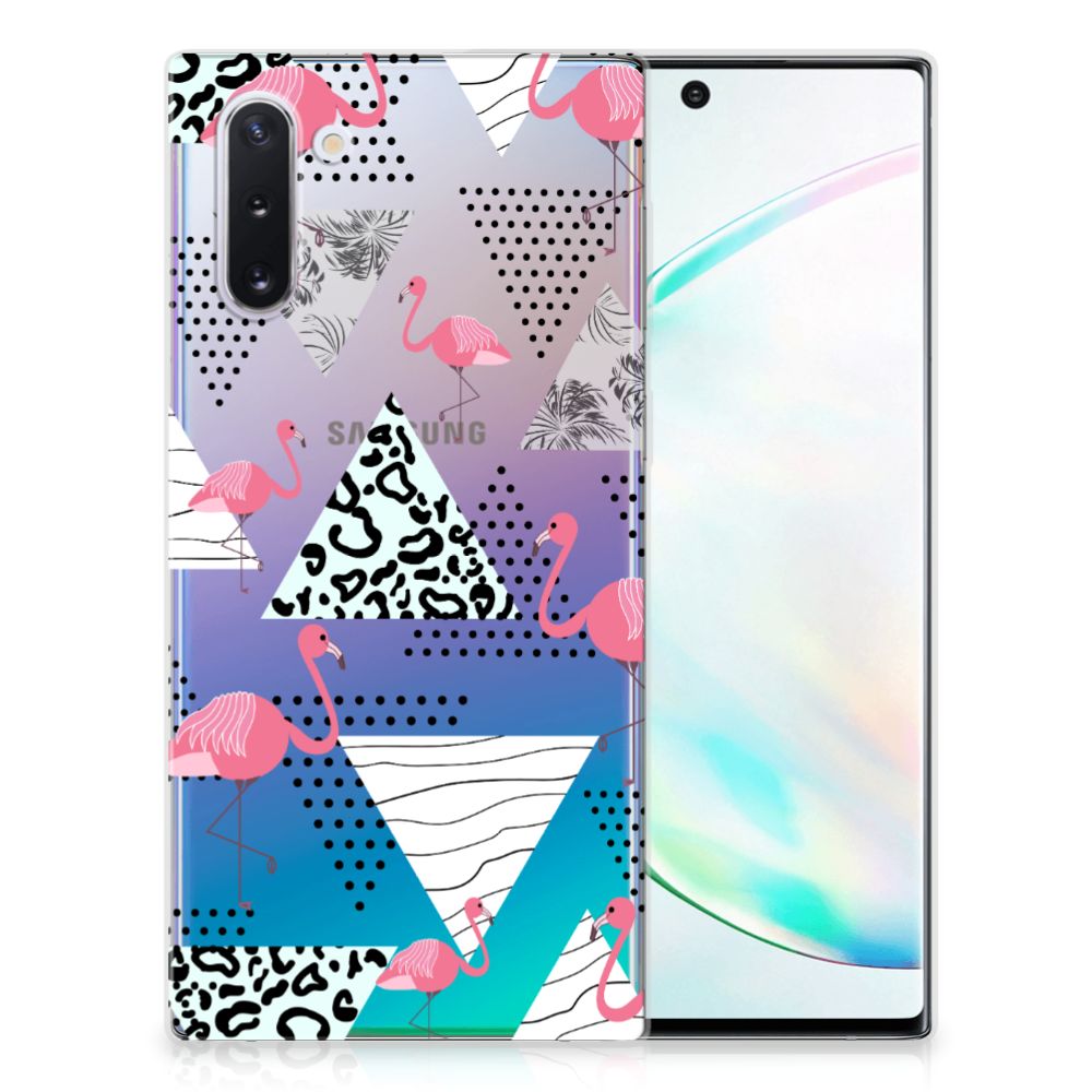 Samsung Galaxy Note 10 TPU Hoesje Flamingo Triangle