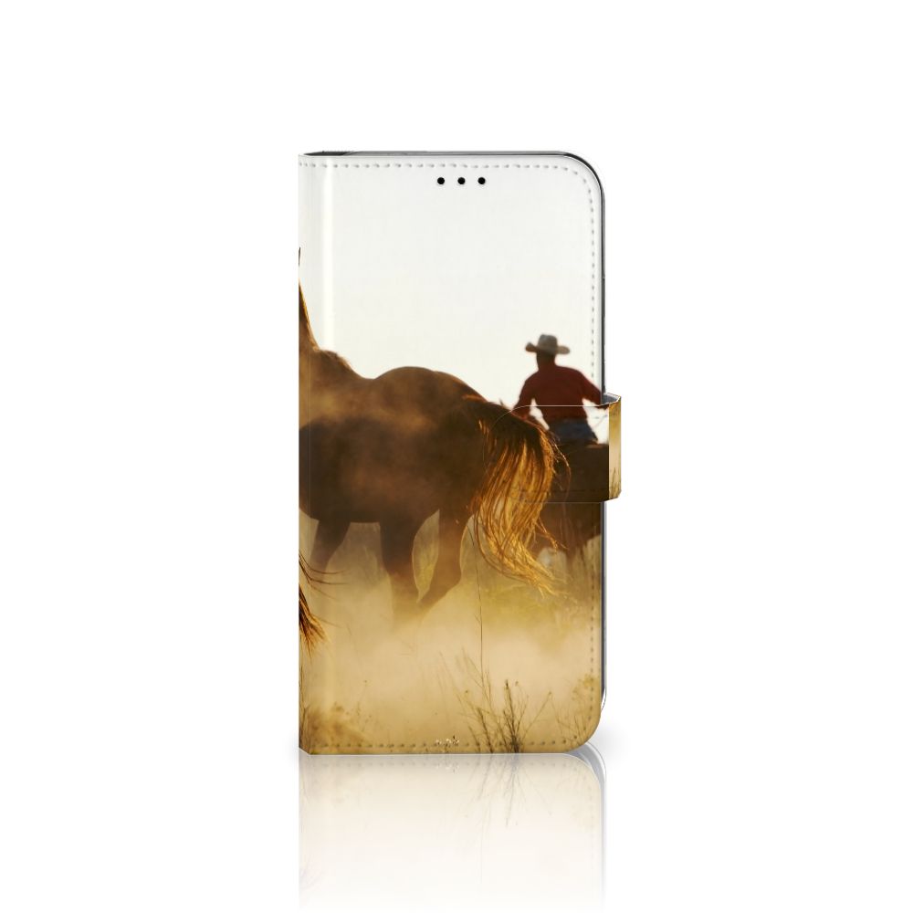 Apple iPhone Xs Max Telefoonhoesje met Pasjes Design Cowboy