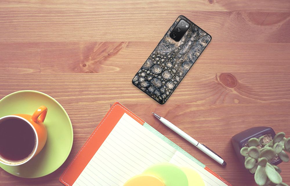 Samsung Galaxy S20 FE Dierenprint Telefoonhoesje Krokodillenprint B2C Telecom