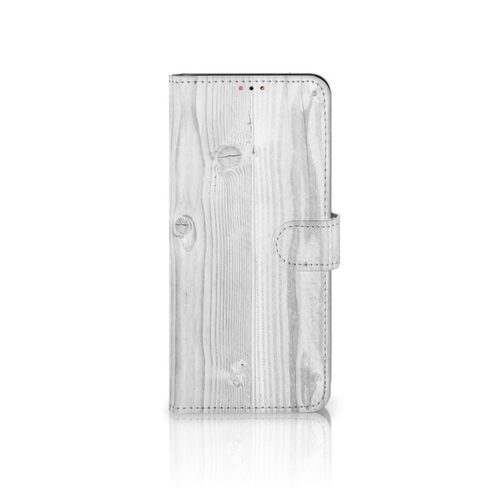 Samsung Galaxy A13 (4G) Book Style Case White Wood