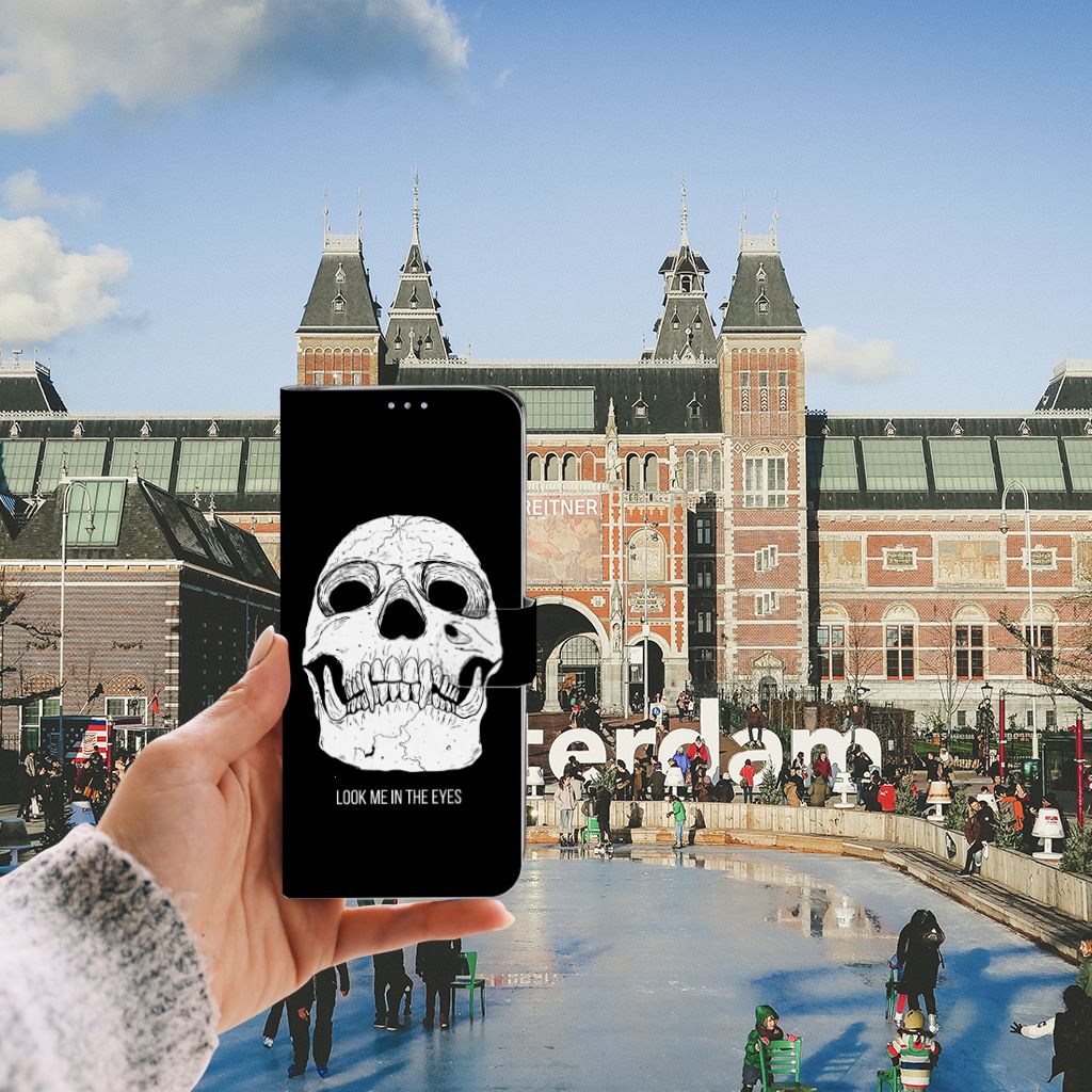 Telefoonhoesje met Naam Samsung Galaxy S20 Ultra Skull Eyes