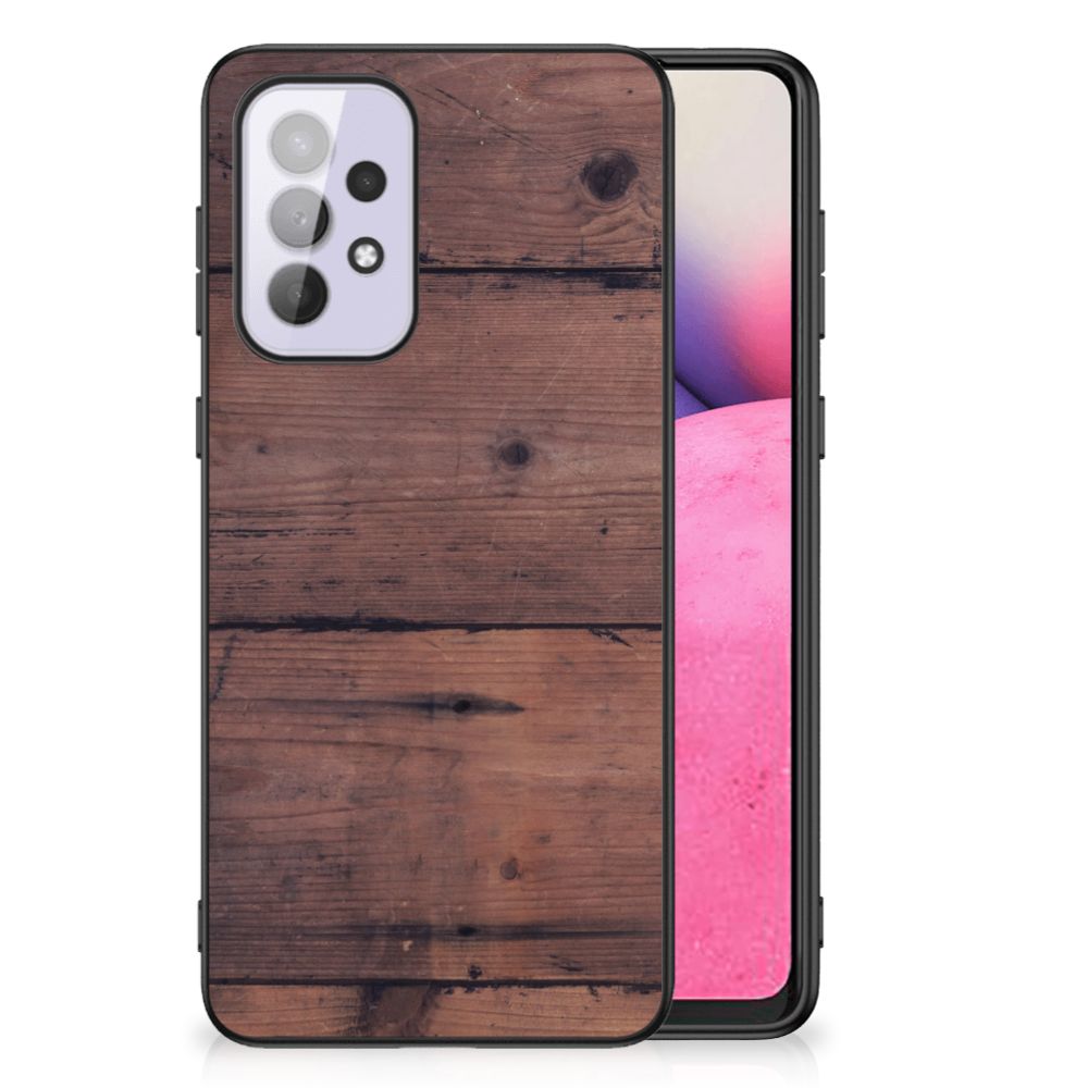 Samsung Galaxy A33 5G Houten Print Telefoonhoesje Old Wood B2C Telecom