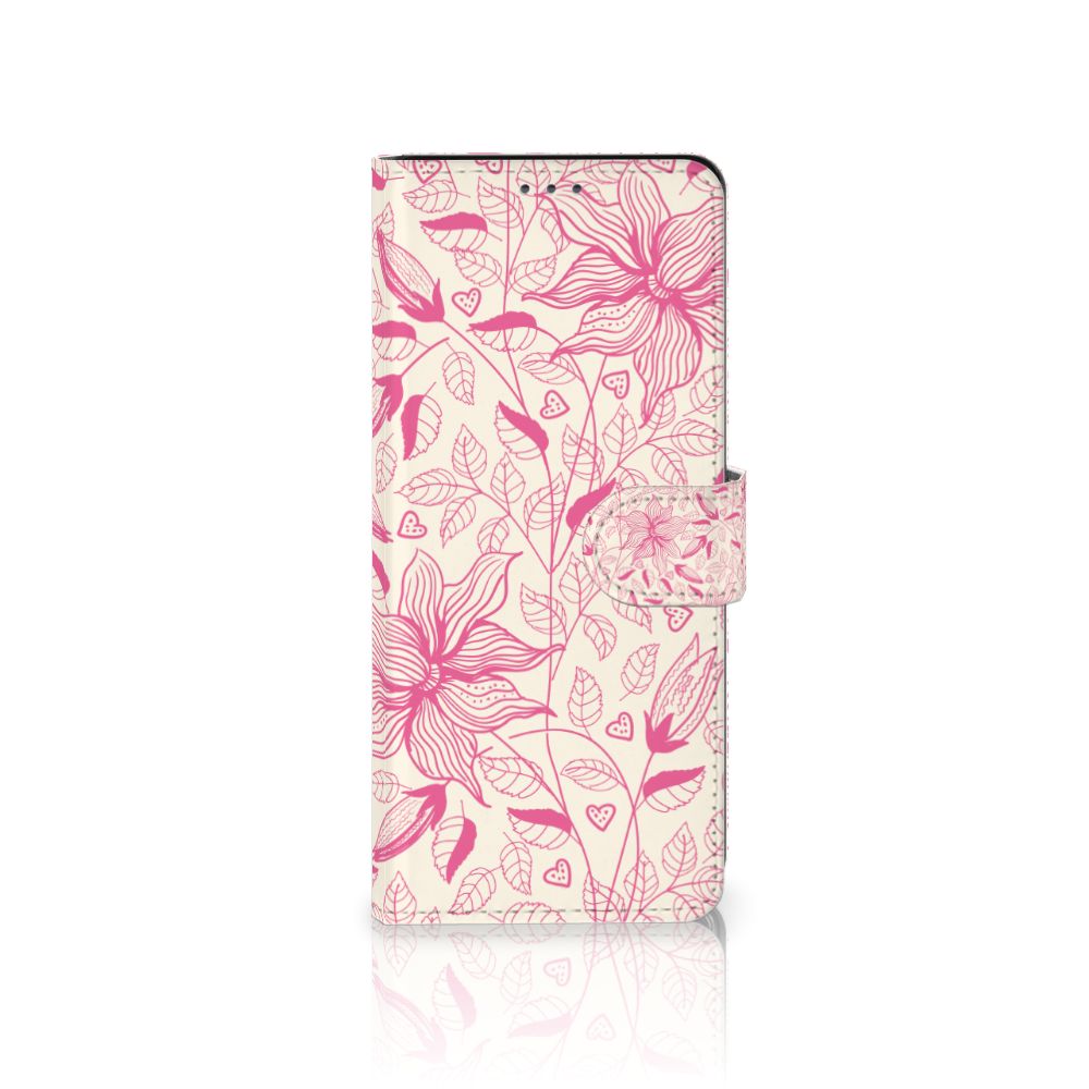 Sony Xperia 5II Hoesje Pink Flowers