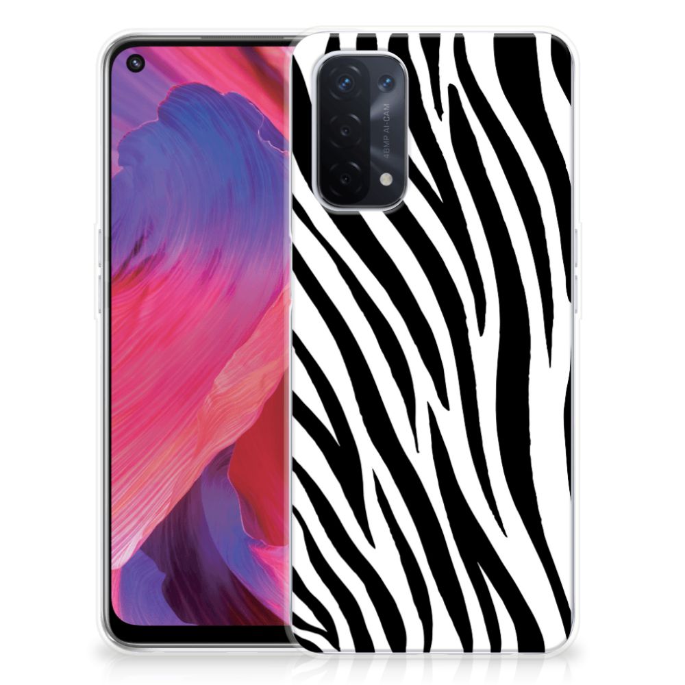 OPPO A93 5G TPU Hoesje Zebra