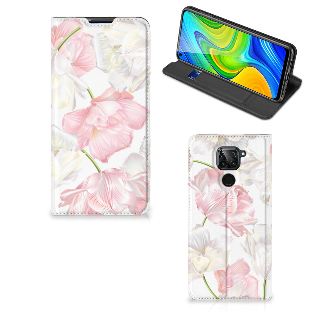Xiaomi Redmi Note 9 Smart Cover Lovely Flowers - B2C Telecom