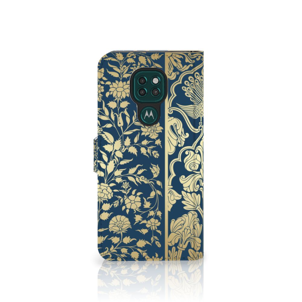 Motorola Moto G9 Play | E7 Plus Hoesje Beige Flowers