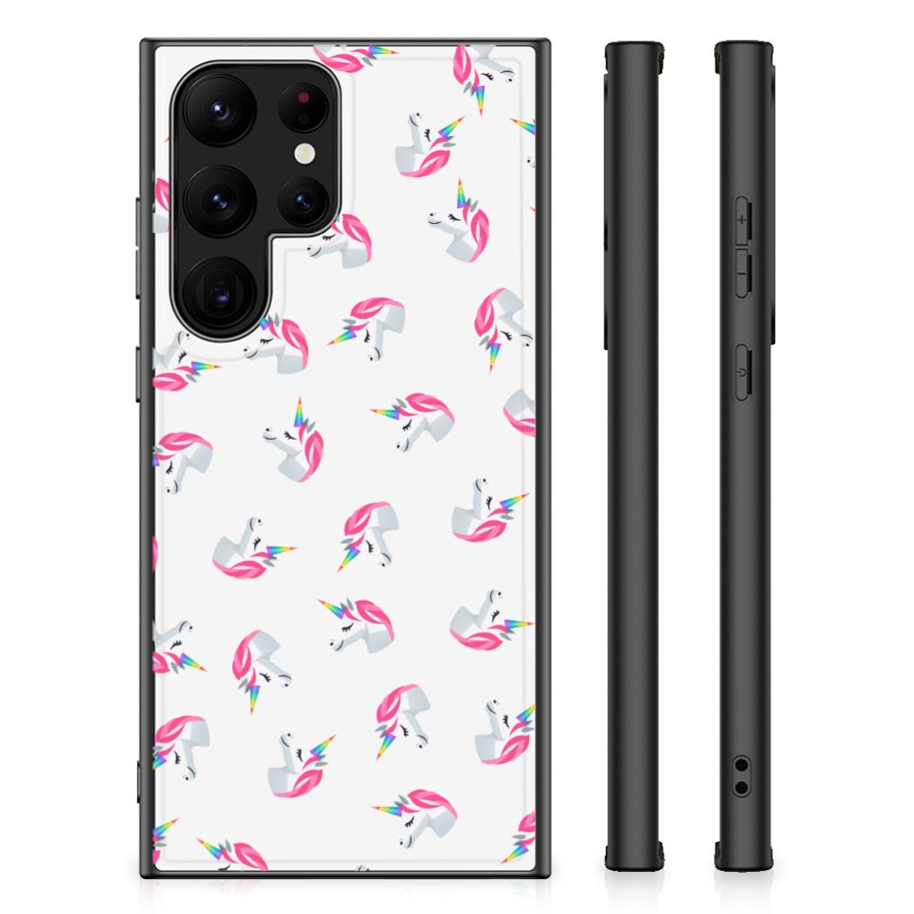 Back Case voor Samsung Galaxy S23 Ultra Unicorns