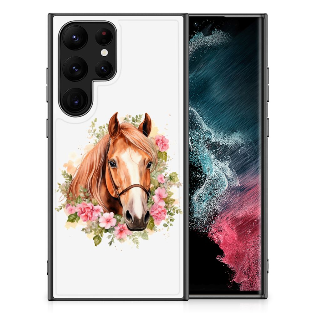 Dierenprint Telefoonhoesje voor Samsung Galaxy S23 Ultra Paard