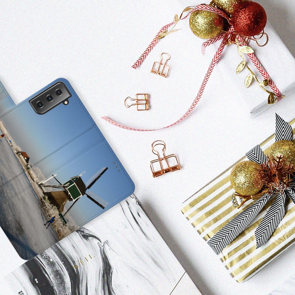 Samsung Galaxy S21 Plus Flip Cover Schaatsers