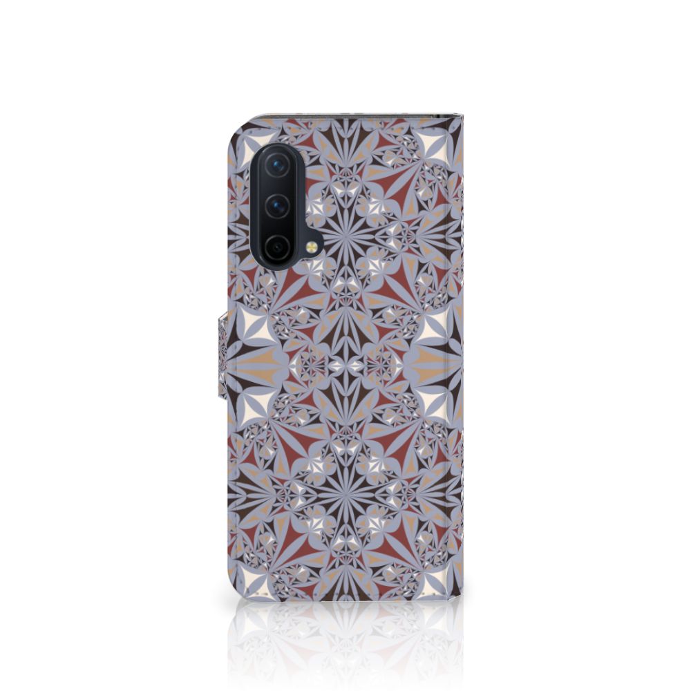 OnePlus Nord CE 5G Bookcase Flower Tiles