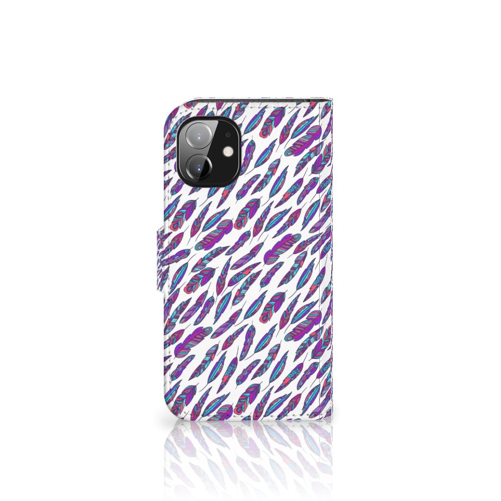 Apple iPhone 12 Mini Telefoon Hoesje Feathers Color