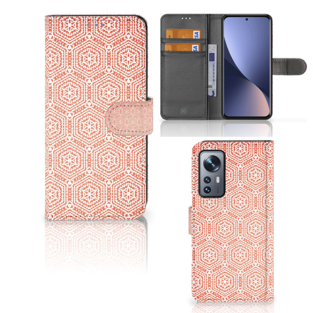 Xiaomi 12 | 12X Telefoon Hoesje Pattern Orange