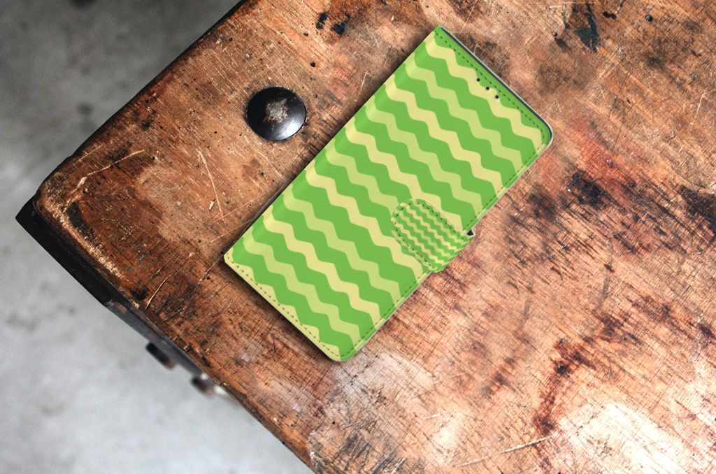 Samsung Xcover Pro Telefoon Hoesje Waves Green
