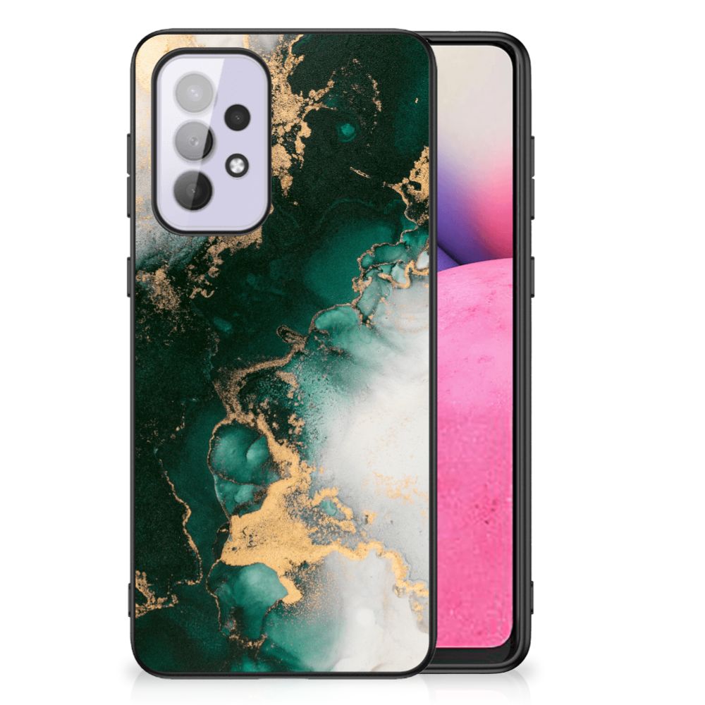 Marmeren Print Telefoonhoesje voor Samsung Galaxy A33 5G Marmer Groen B2C Telecom