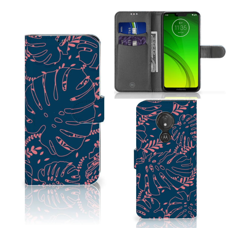 Motorola Moto G7 Power Hoesje Palm Leaves