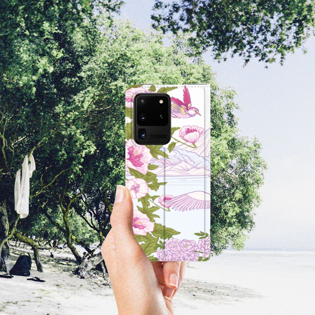 Samsung Galaxy S20 Ultra Hoesje maken Bird Standing - B2C Telecom