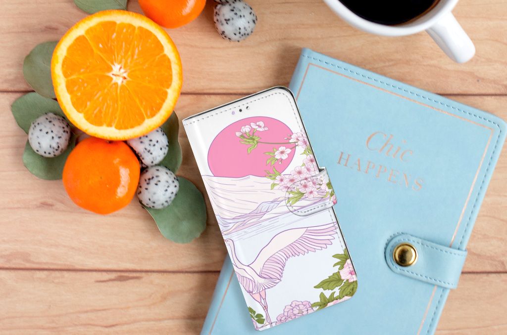 Samsung Galaxy A32 4G Telefoonhoesje met Pasjes Bird Standing