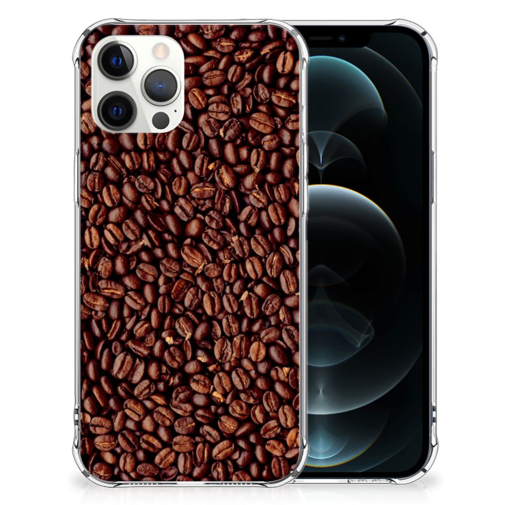 iPhone 12 Pro Max Beschermhoes Koffiebonen B2C Telecom